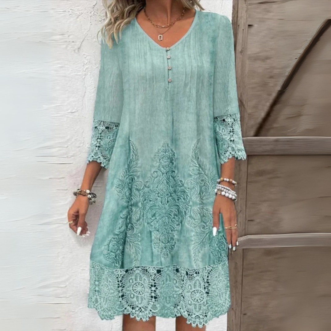 URSULE | Rochie boho elegantă din dantelă