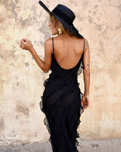ZARA | Rochie cu Detalii Volan