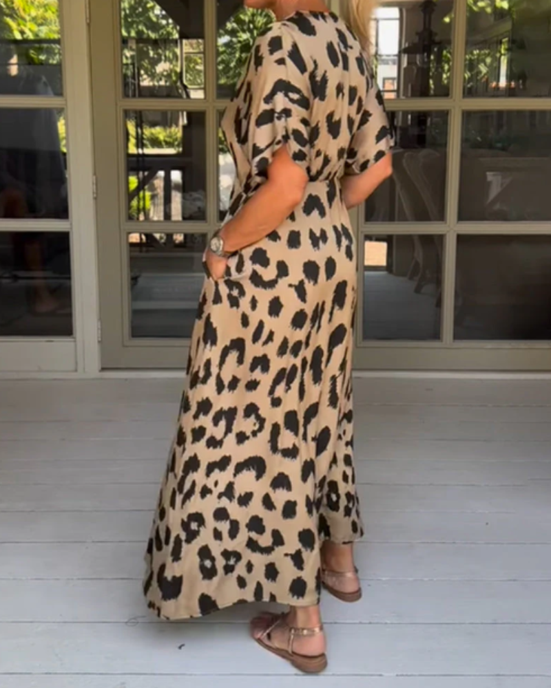 MARISA | Rochie cu Print de Panteră