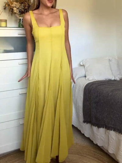 EMMAI | Rochie Vaporoasă Galbenă