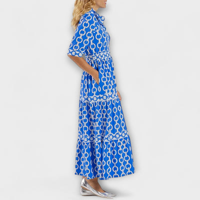 WERONIKA | Rochie Midi cu Design în Lanț