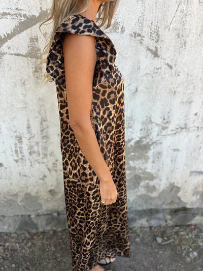 ZANETA | Salopetă Elegantă pentru Femei cu Print Leopard
