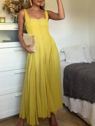 EMMAI | Rochie Vaporoasă Galbenă