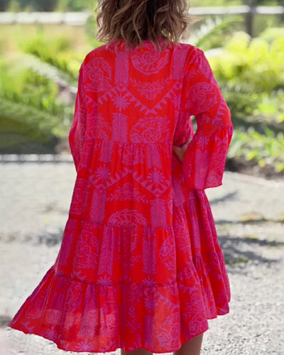 SKYLAR | Rochie elegantă cu volane