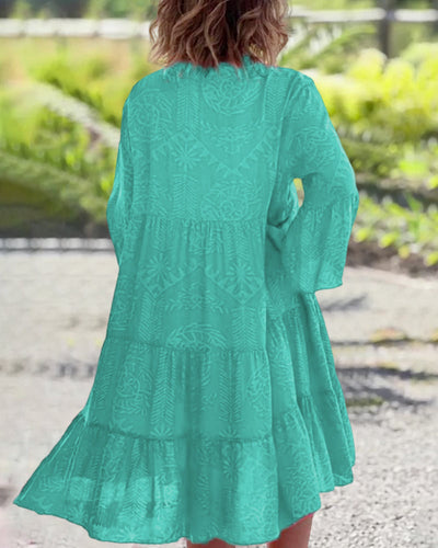 SKYLAR | Rochie elegantă cu volane