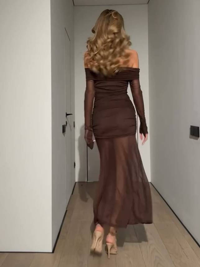 MERAH | Rochie Maxi din Tulle cu Curele
