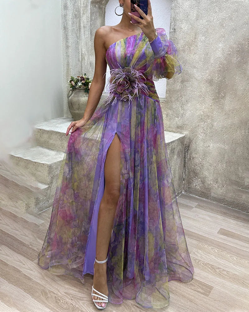 CECELIA | Rochie cu Mânecuță Unică