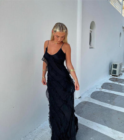 ZARA | Rochie cu Detalii Volan