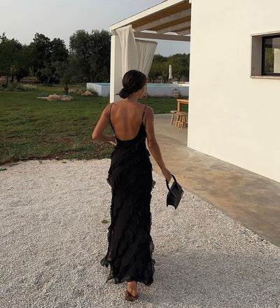 ZARA | Rochie cu Detalii Volan