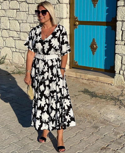 AMPARO | Rochie elegantă și confortabilă, perfectă pentru a camufla burtica