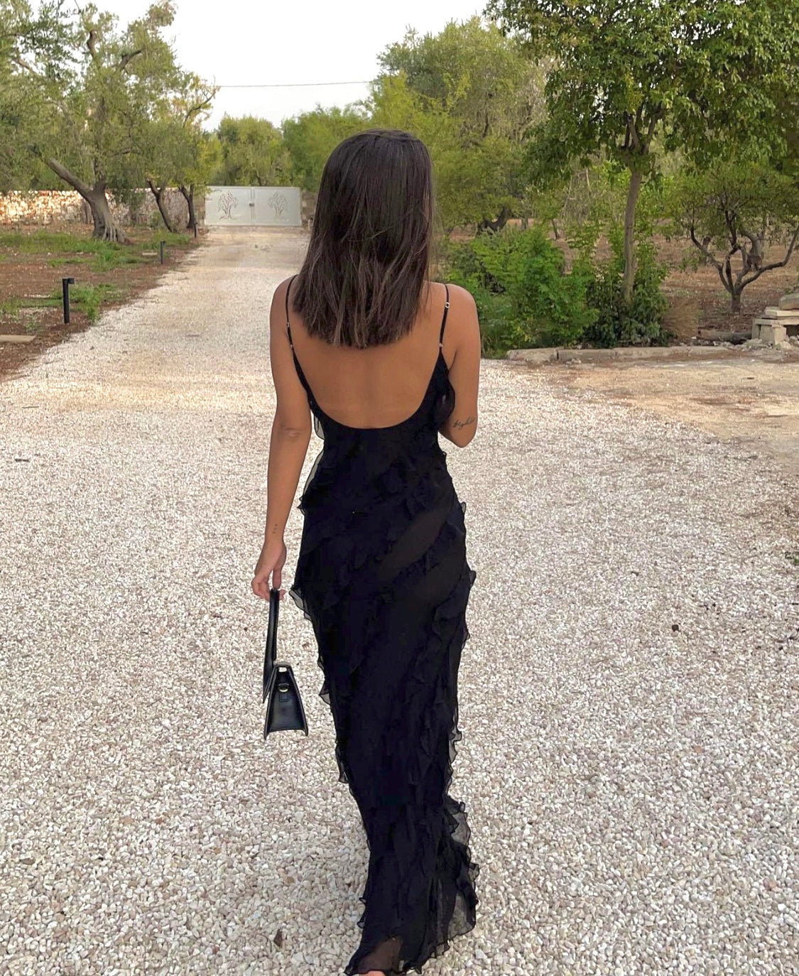 ZARA | Rochie cu Detalii Volan