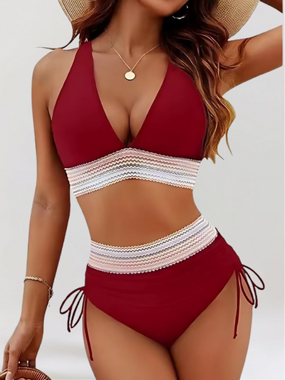 LIDIA | Set de Bikini cu Control pentru Abdomen și Talie Înaltă