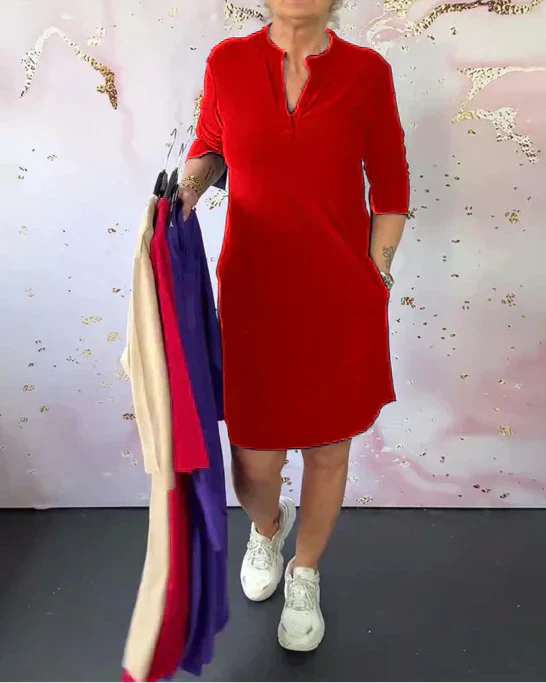 ISABEL | Rochie elegantă cu decolteu tip S