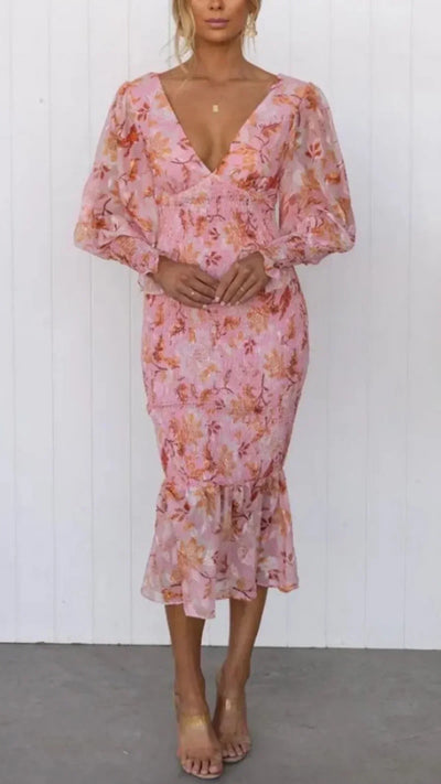 MILEY | Rochie cu Design Floral