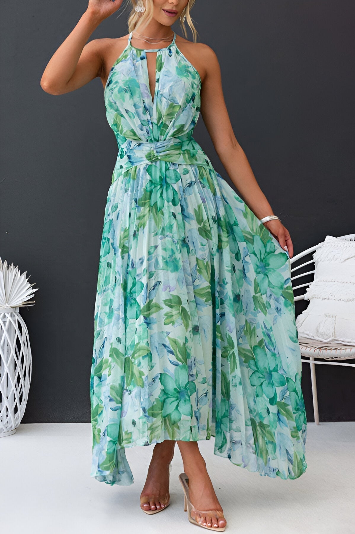VALERIA | Rochie Maxi Elegantă cu Fluiditate Desăvârșită