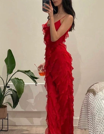 ZARA | Rochie cu Detalii Volan