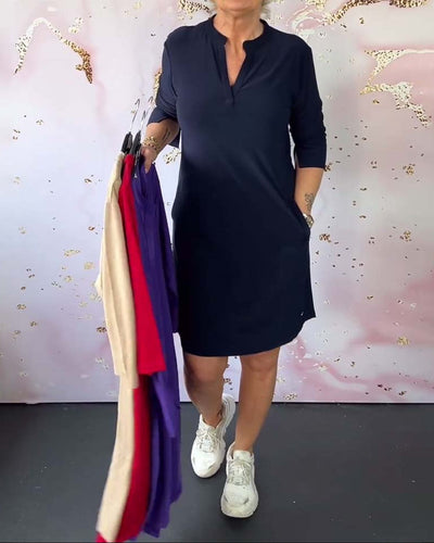 ISABEL | Rochie elegantă cu decolteu tip S