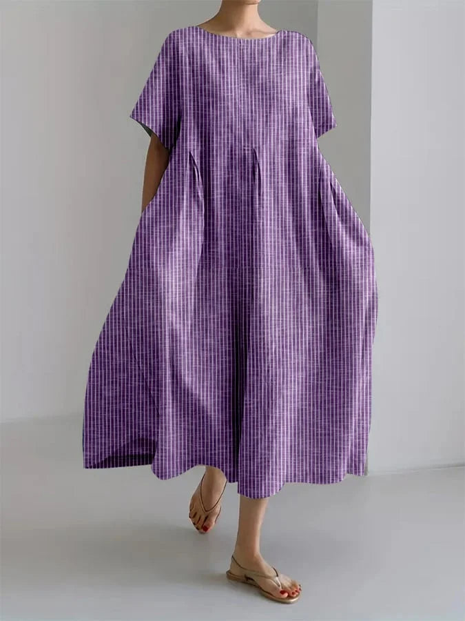 BIANCCA | Rochie Retro cu Croială Pătrată