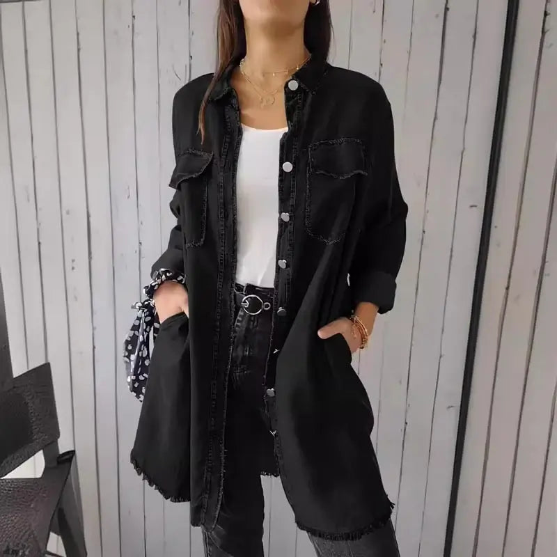 MARIE | Cămașă Casual din Denim