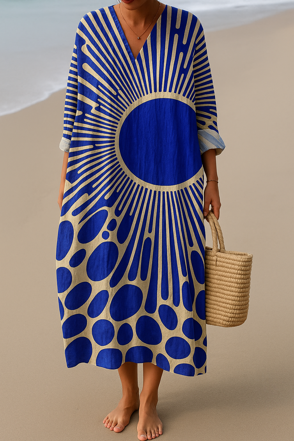 SOFIE | Rochie Artistică – Eleganță Naturală care Captivează