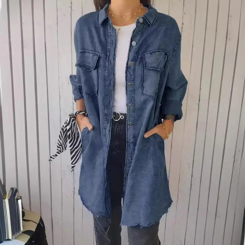 MARIE | Cămașă Casual din Denim