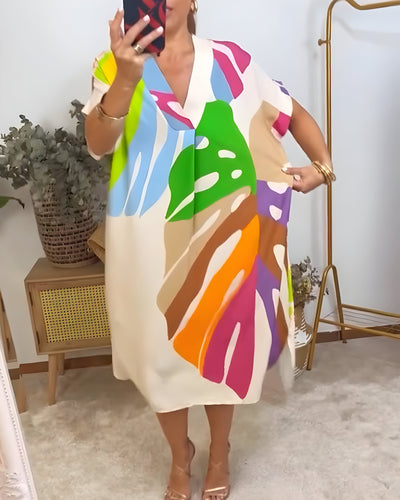 EMELIA | Rochie cu Design Abstract