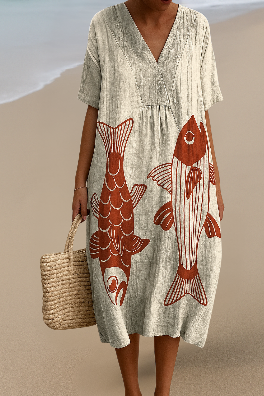 SOFIE | Rochie Artistică – Eleganță Naturală care Captivează