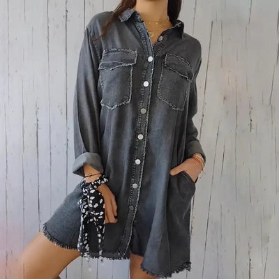 MARIE | Cămașă Casual din Denim