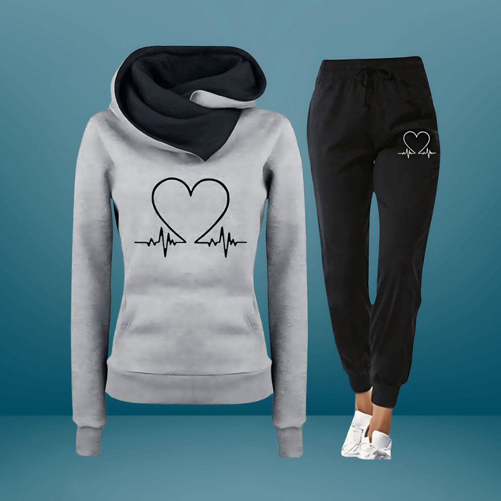 LOVE | Set de trening confortabil și plin de dragoste
