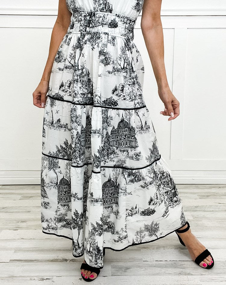 CINDY | Rochie maxi cu efect modelator