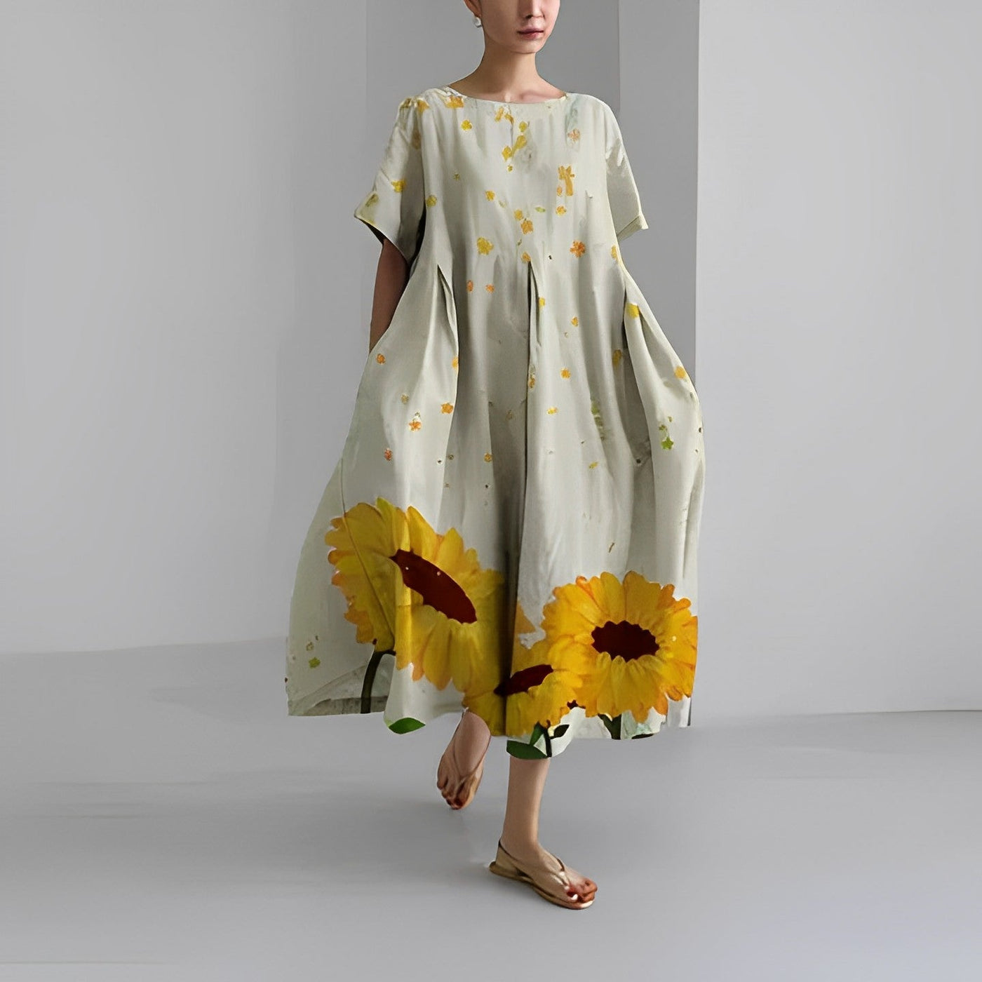 FLEUR | Rochie Lejeră cu Imprimat