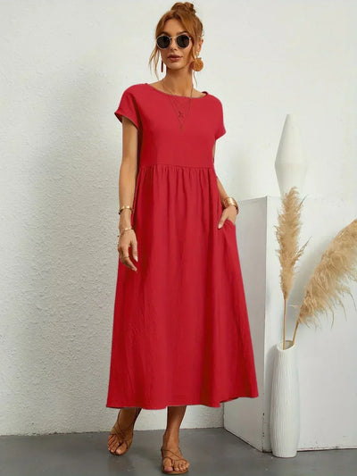 NATALY | Rochie Midi Confortabilă