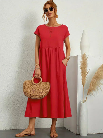 NATALY | Rochie Midi Confortabilă