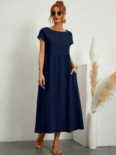 NATALY | Rochie Midi Confortabilă