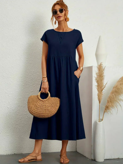 NATALY | Rochie Midi Confortabilă