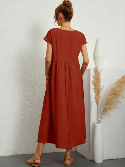 NATALY | Rochie Midi Confortabilă
