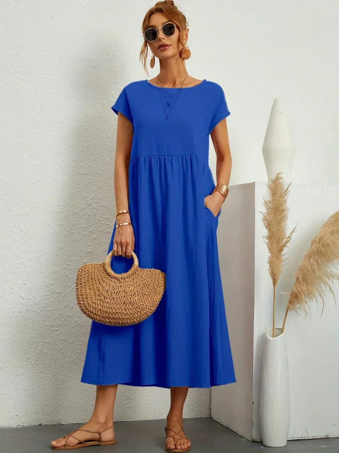 NATALY | Rochie Midi Confortabilă