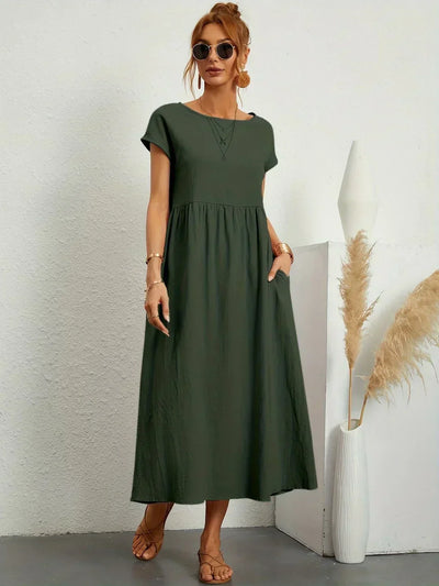 NATALY | Rochie Midi Confortabilă