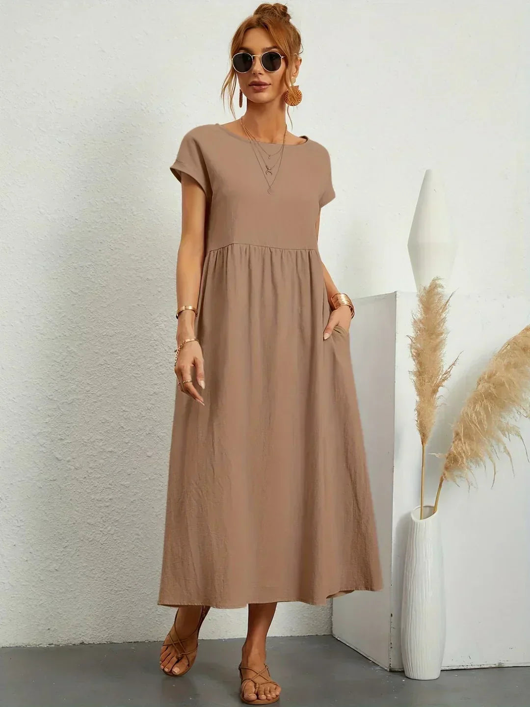 NATALY | Rochie Midi Confortabilă