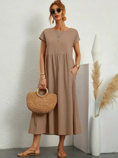 NATALY | Rochie Midi Confortabilă