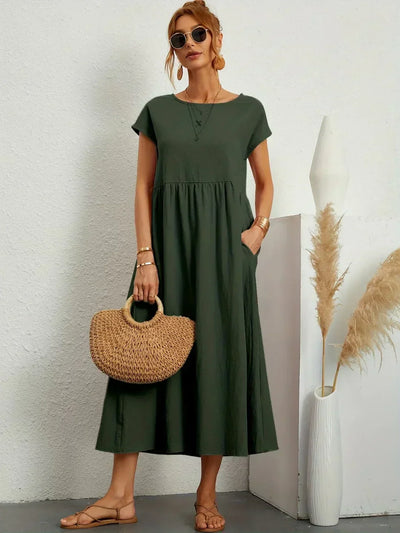 NATALY | Rochie Midi Confortabilă