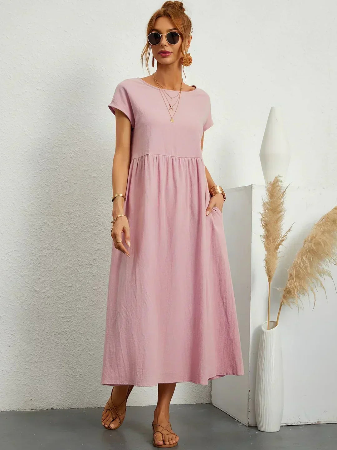 NATALY | Rochie Midi Confortabilă