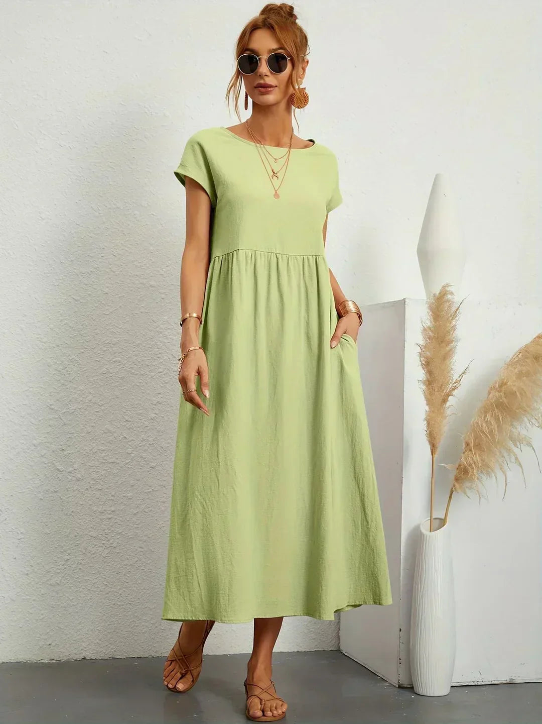 NATALY | Rochie Midi Confortabilă