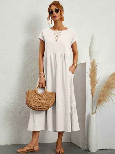 NATALY | Rochie Midi Confortabilă