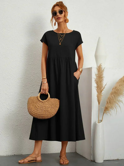 NATALY | Rochie Midi Confortabilă
