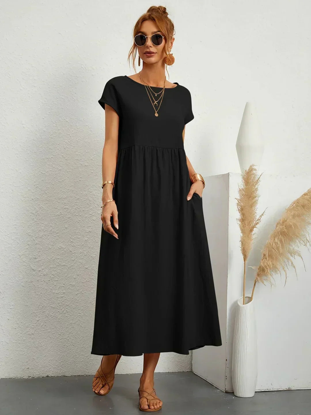 NATALY | Rochie Midi Confortabilă