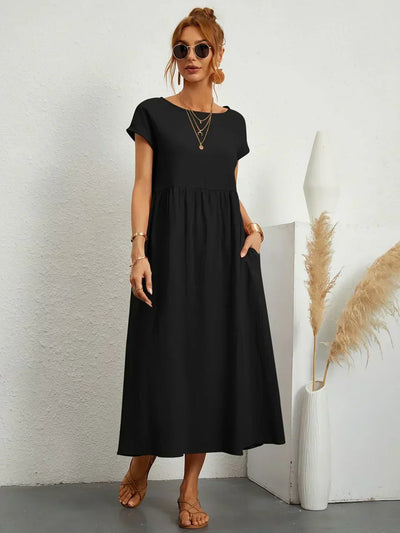 NATALY | Rochie Midi Confortabilă