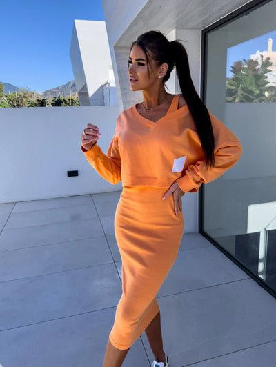 LARA | Set Rochie și Hanorac