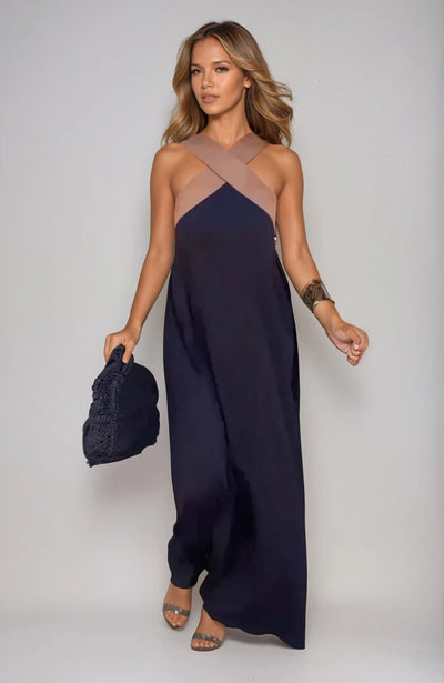 NICOLE | Rochie Elegantă cu Decolteu în Formă de X