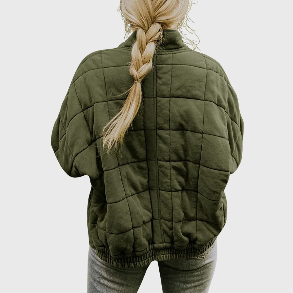 JOSIANE | Jachetă căptușită elegantă, cu croială oversized